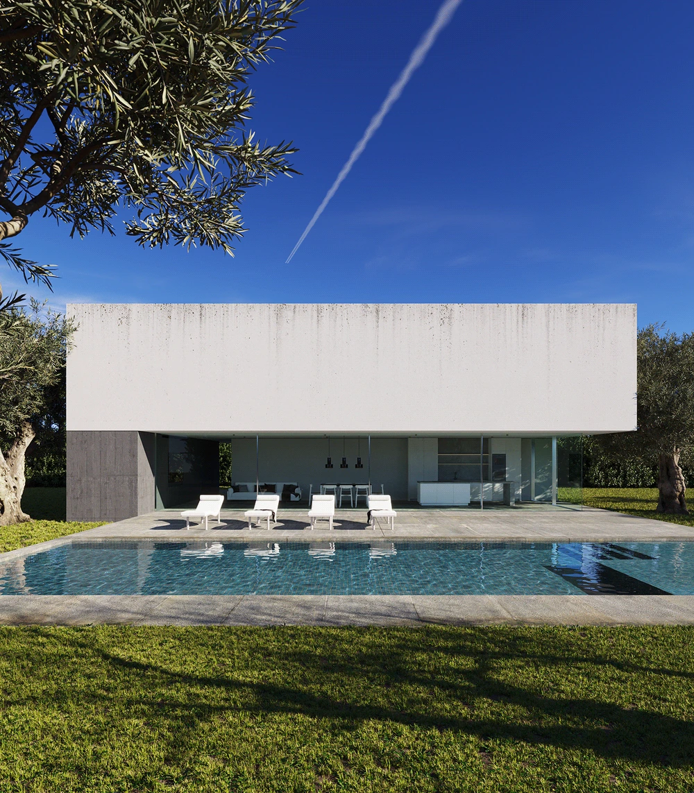 Casa de concreto — Exterior
