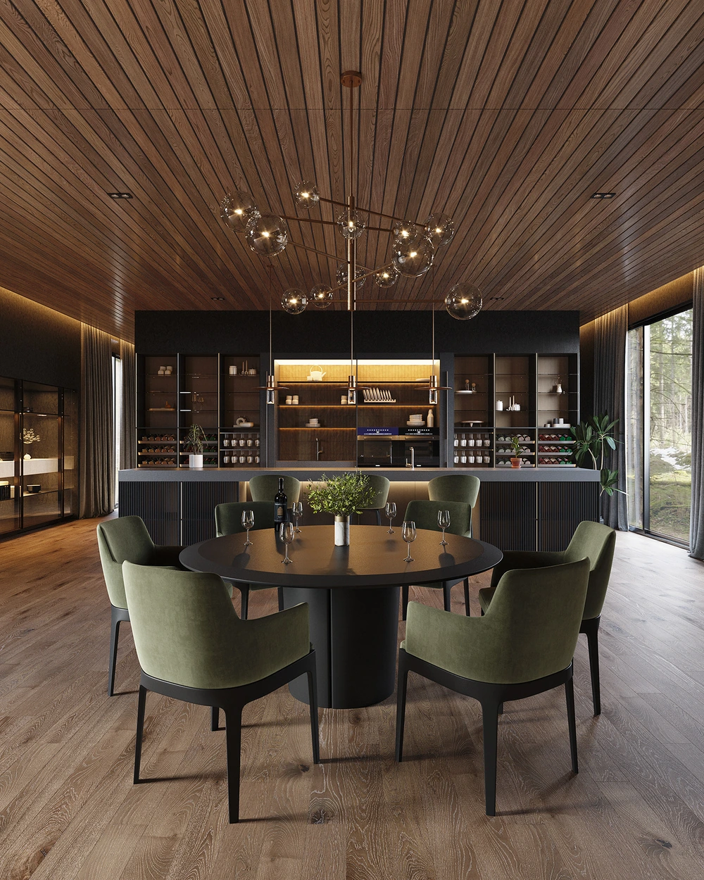 Comedor y cava — Interior